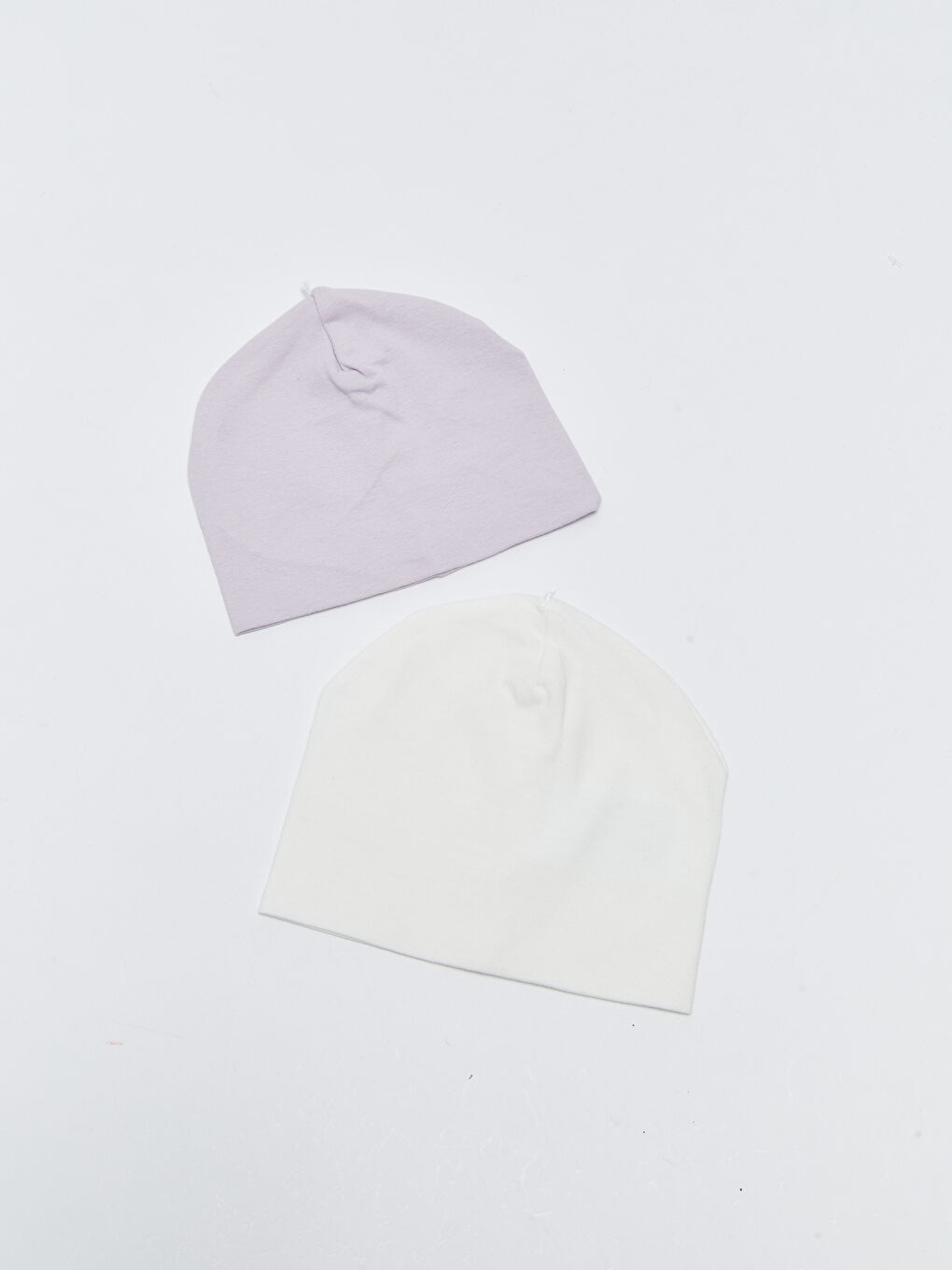 Basic Cotton Baby Girl Beanie 2 Pieces