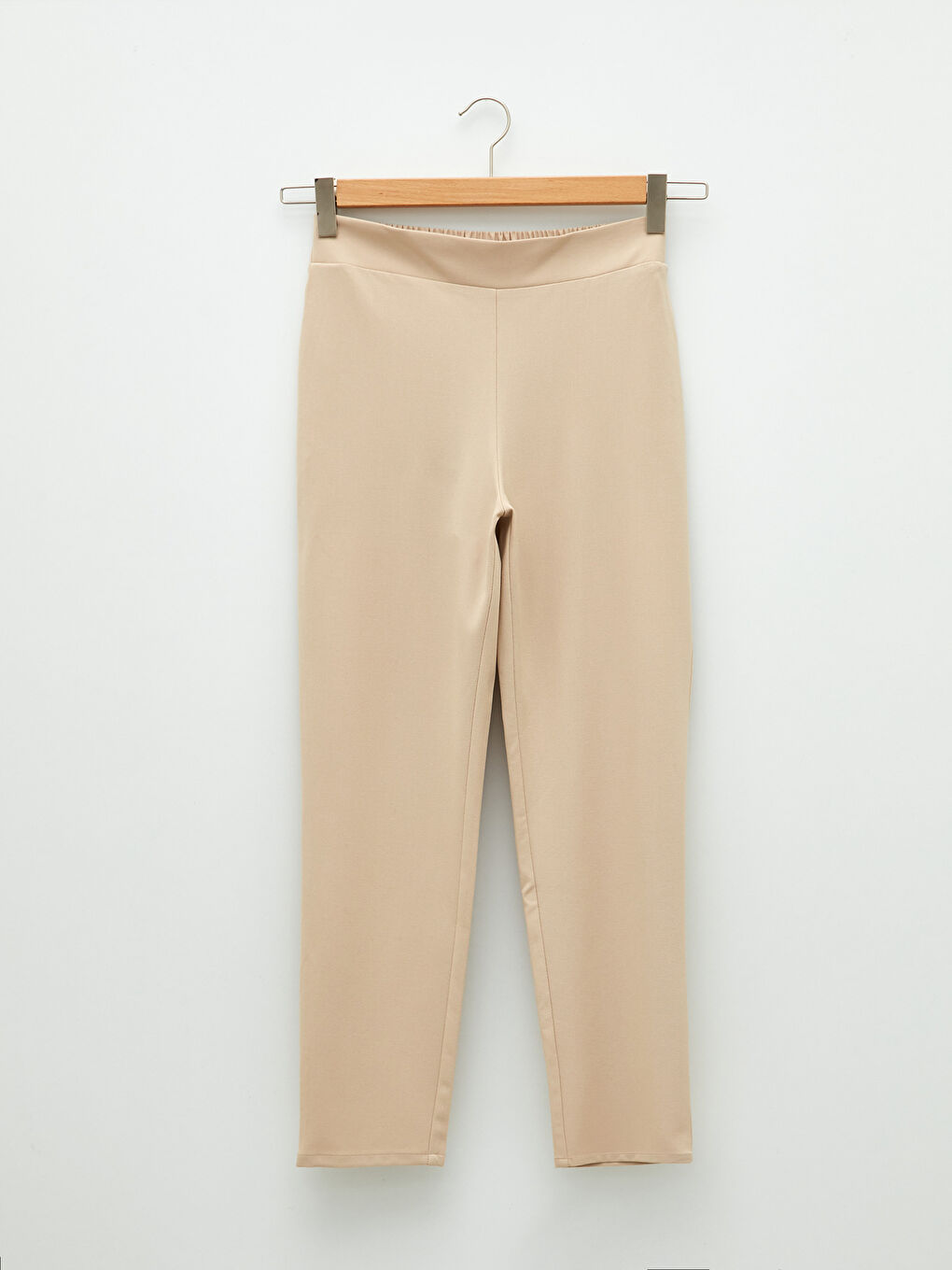 Әйелдерге арналған созылмалы белді кең үлгідегі өрнексіз шалбар-6