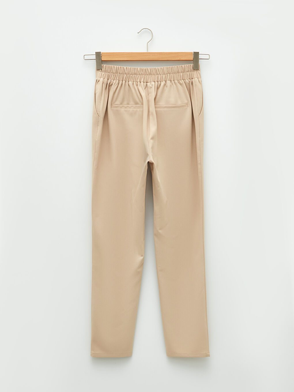 Әйелдерге арналған созылмалы белді кең үлгідегі өрнексіз шалбар-7