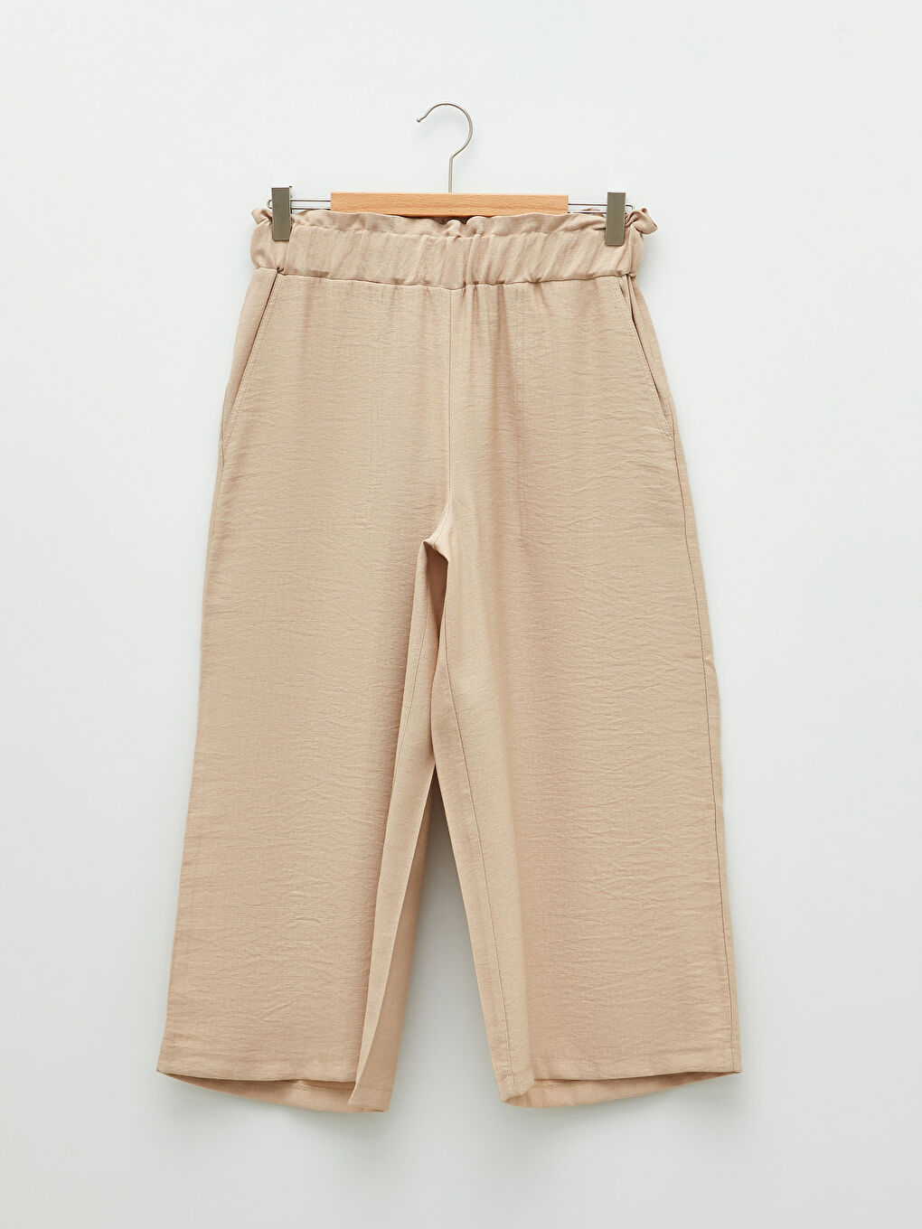 Women Flat Capri With Elastic Waist -S2CI50Z8-FFG