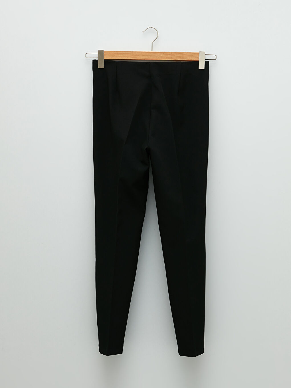 LCWAIKIKI Basic Siyah Kadın Dar Fit Düz Pantolon - 7