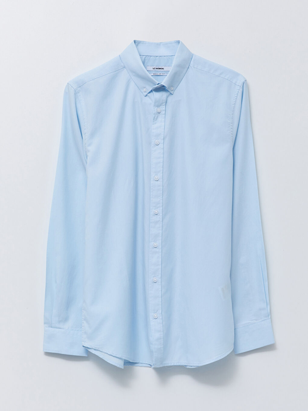 Regular Fit Long Sleeve Oxford Men's Shirt -S2CJ11Z8-QXG