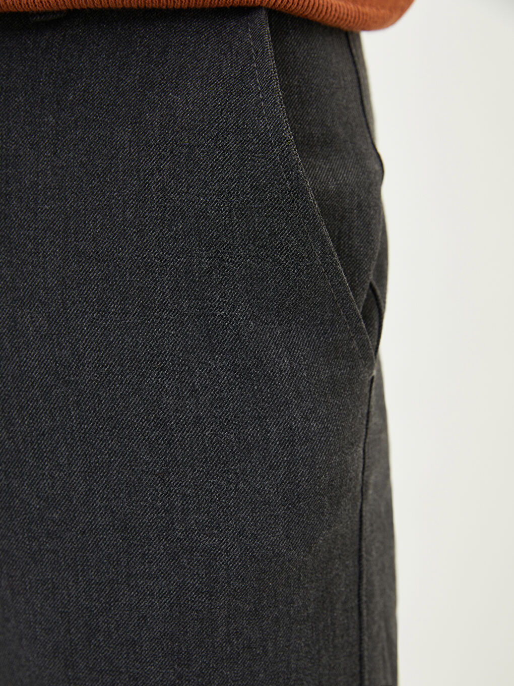 Antrasit Slim Fit Erkek Pantolon-2