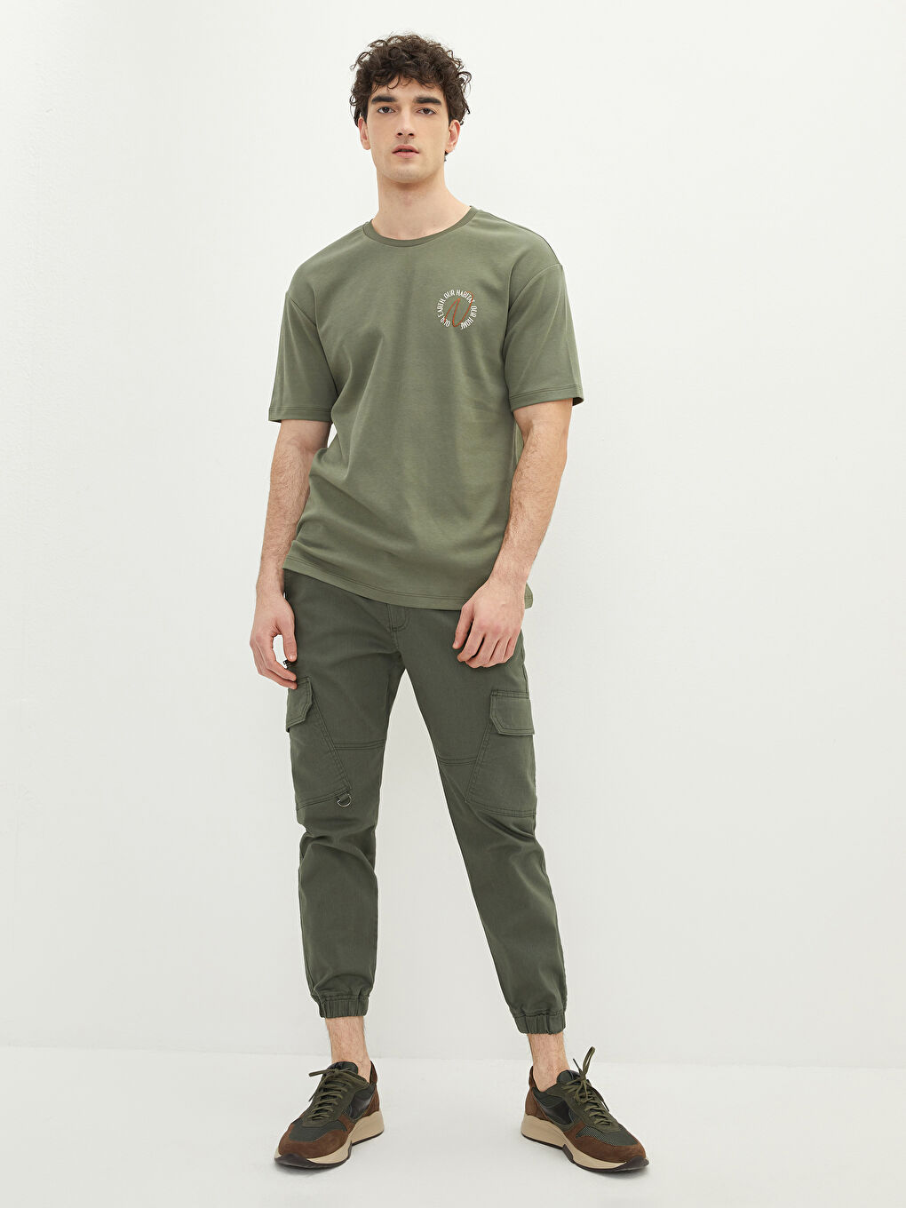 Standard Fit Men's Jogger Trousers-1