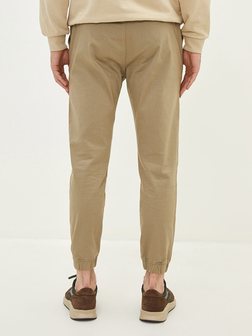 Standard Fit Twill Men's Cargo Trousers -S2CJ40Z8-GVP