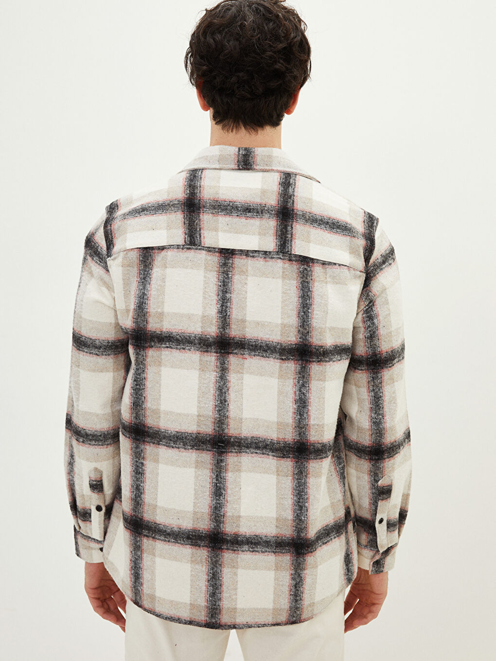 XSIDE Regular Fit Long Sleeve Plaid Men's Flannel Shirt -S2CJ48Z8-LKQ