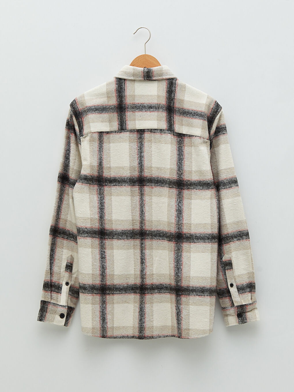 XSIDE Regular Fit Long Sleeve Plaid Men's Flannel Shirt -S2CJ48Z8-LKQ