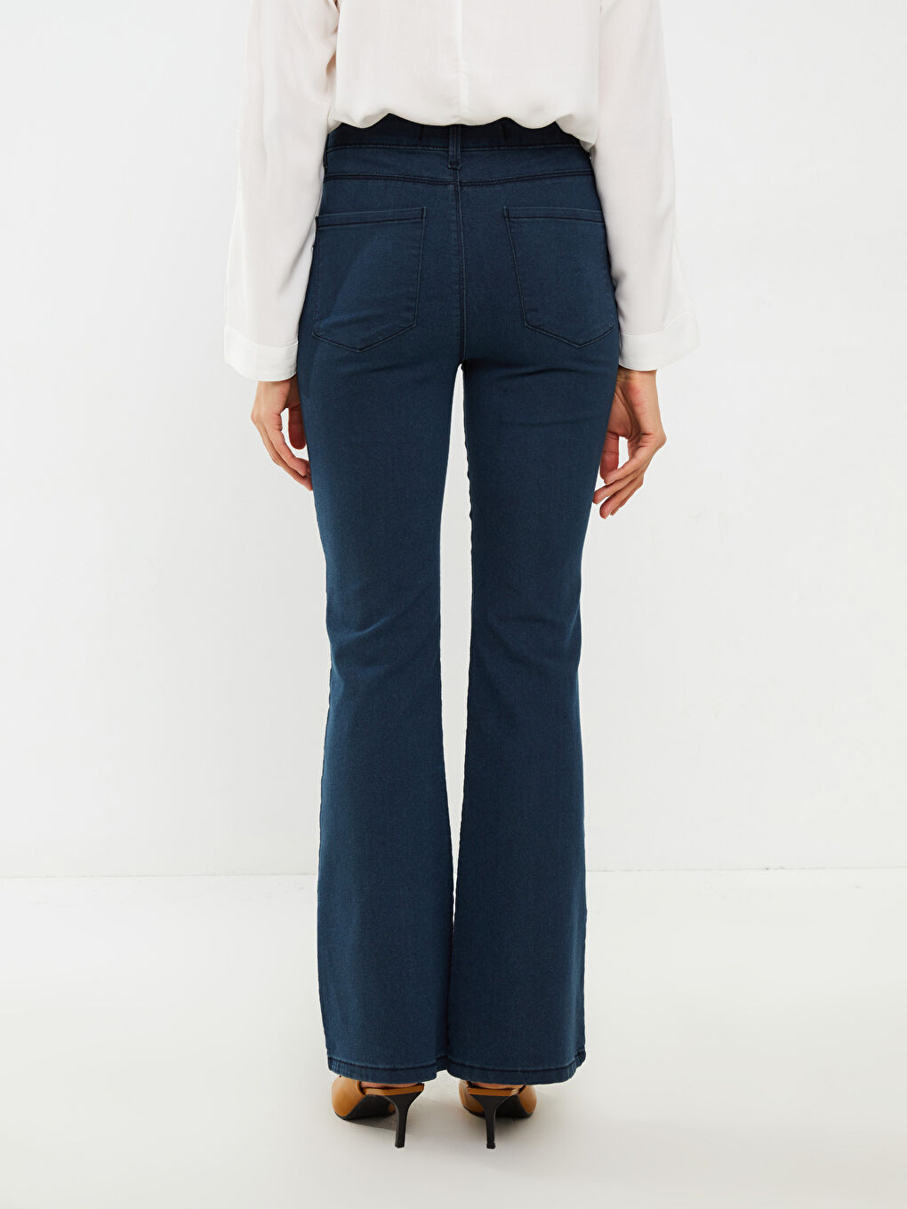 Mercury Skinny Fit Straight Pocket Detailed Women's Jean Trousers-5