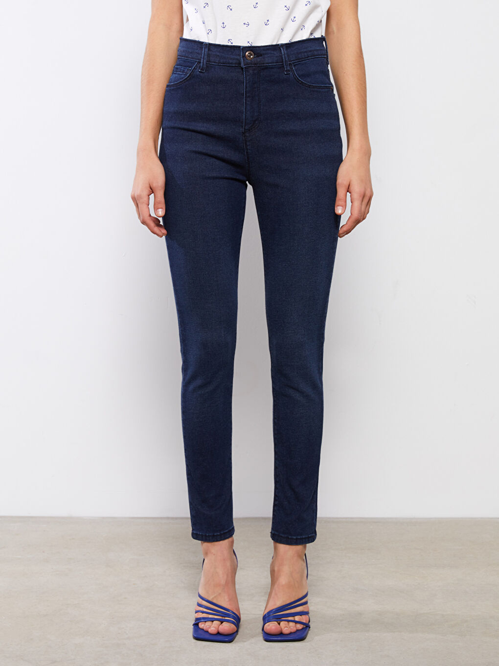 Mercury Skinny Fit Women's Rodeo Jean Pants with Pocket Detail-3