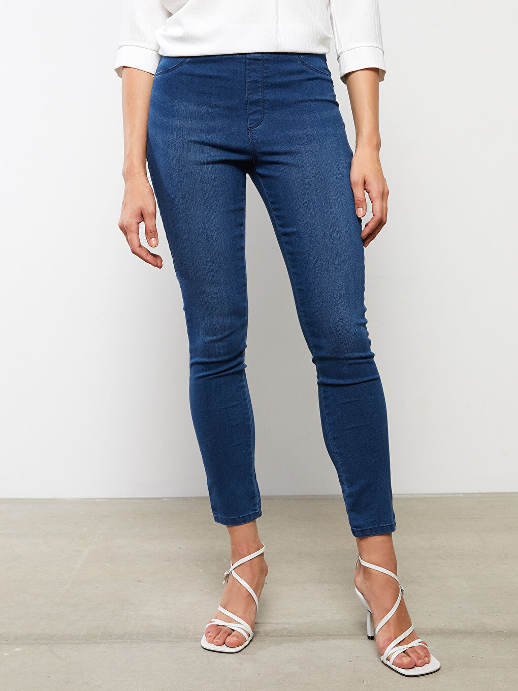 İndigo Mercury Skinny Fit Cep Detaylı Kadın Rodeo Jean Pantolon-2