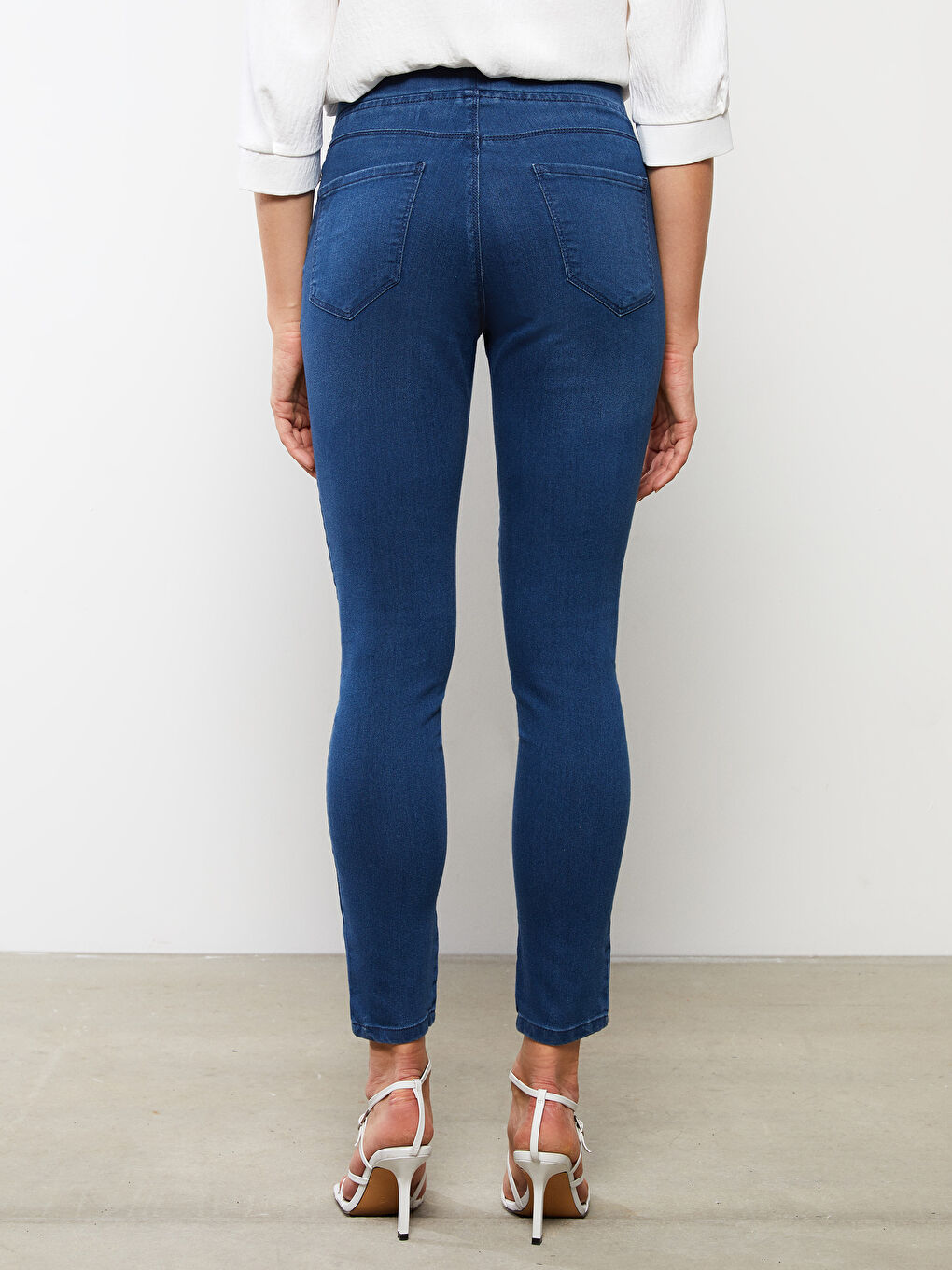 İndigo Mercury Skinny Fit Cep Detaylı Kadın Rodeo Jean Pantolon-3