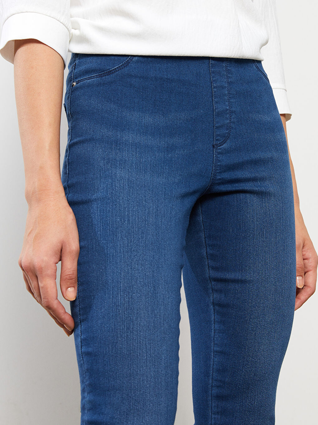 İndigo Mercury Skinny Fit Cep Detaylı Kadın Rodeo Jean Pantolon-4