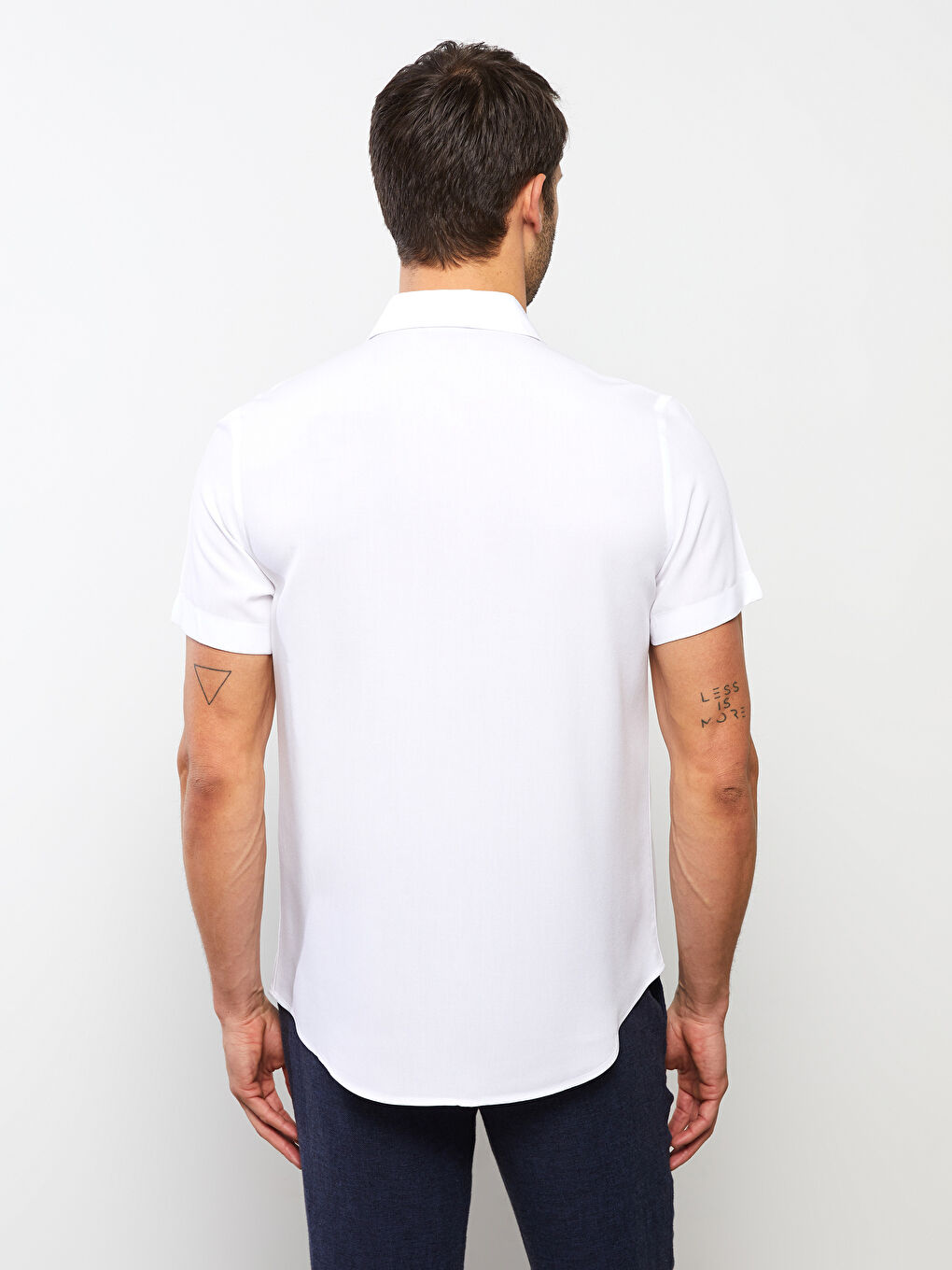 Regular Fit Short Sleeve Men's Shirt-4