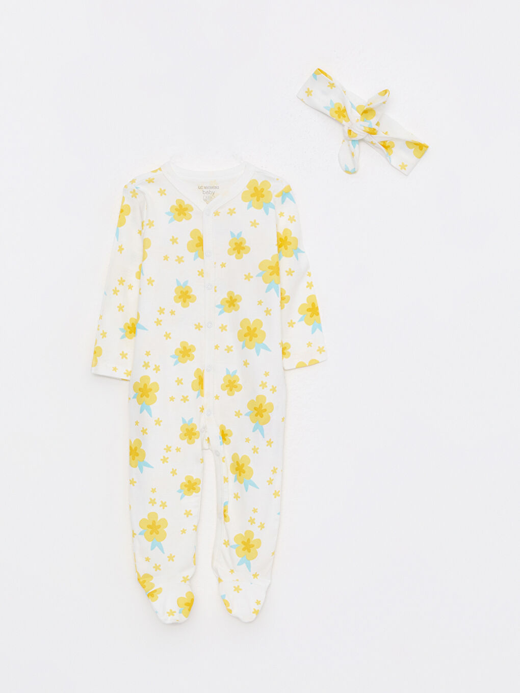 Printed Cotton Baby Girl Hospital Outlet Set of 5-1