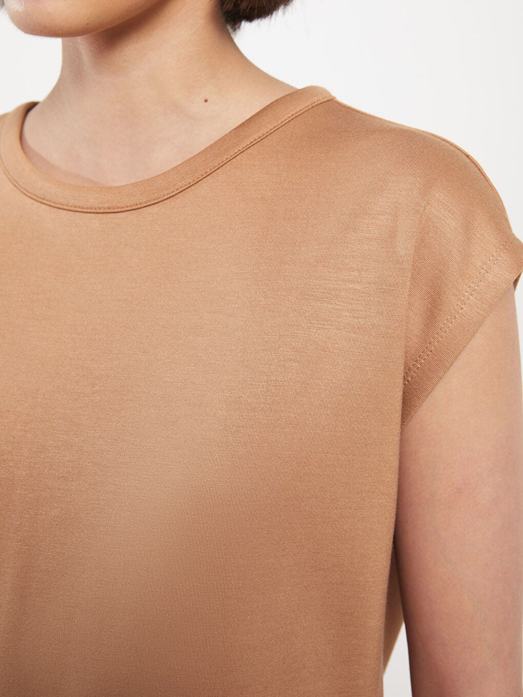 Crew Neck Short Sleeve Women's T-Shirt-3