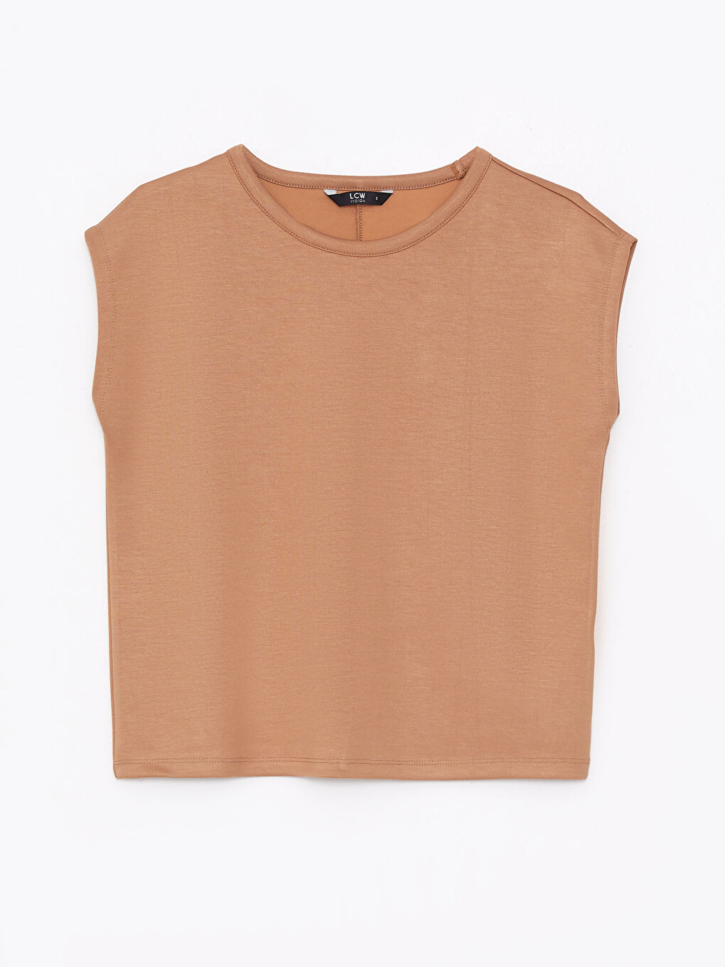 Crew Neck Short Sleeve Women's T-Shirt-5