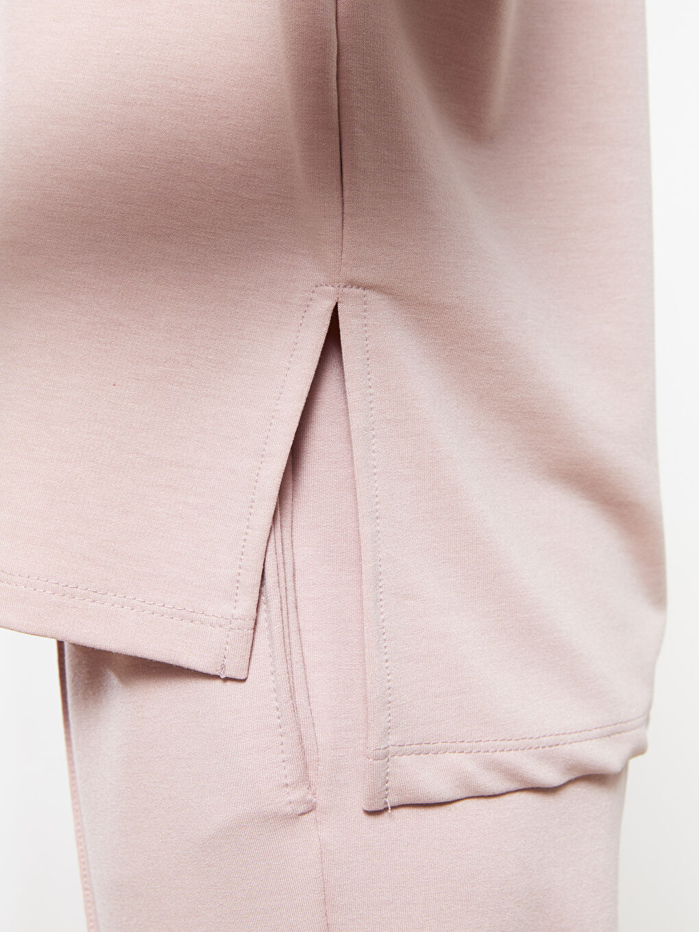 V-Neck Plain Short Sleeve Women's T-Shirt-3