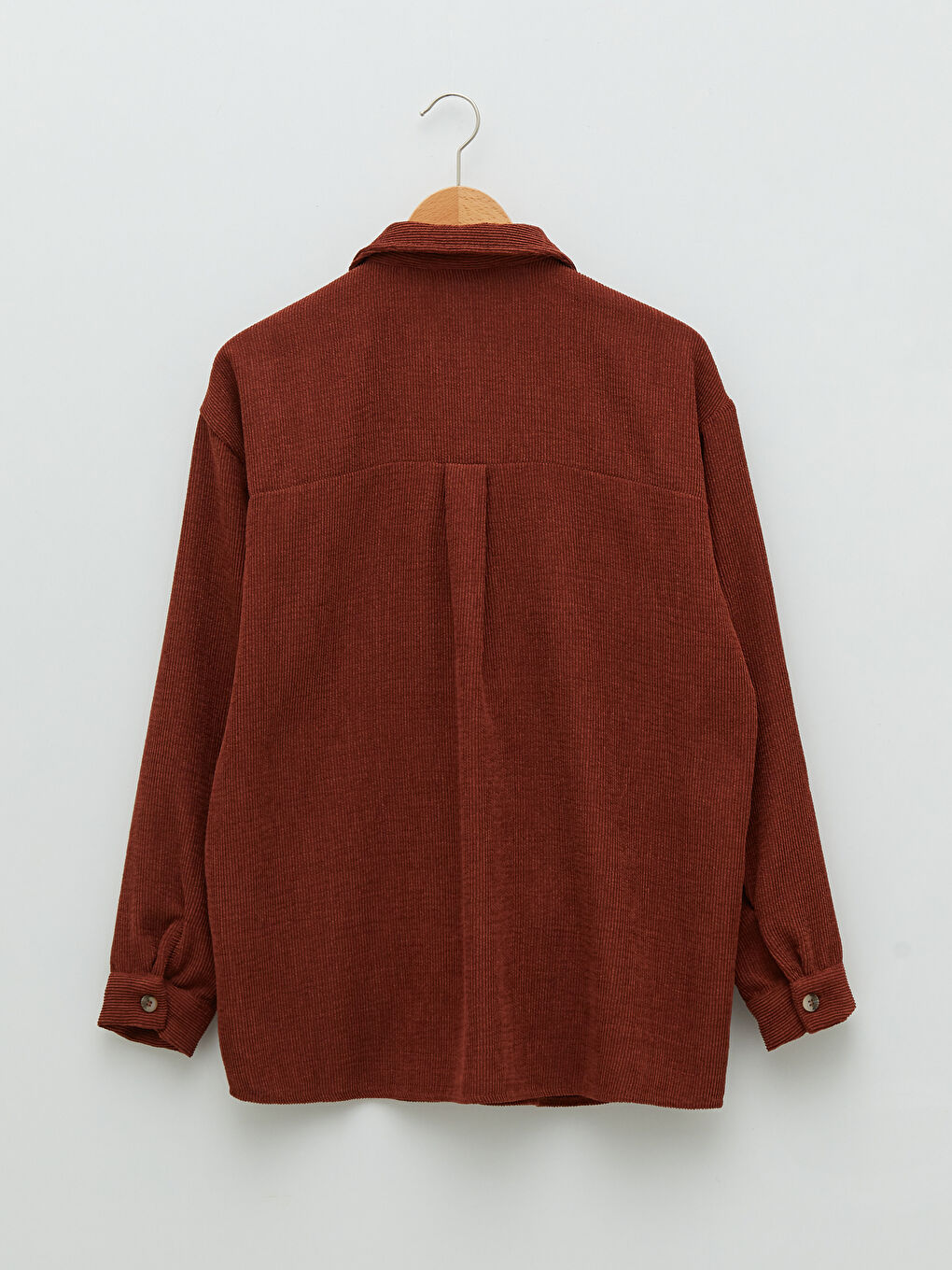 XSIDE Buttoned Regular Long Sleeve Velvet Women's Shirt Jacket -S2CK66Z8-S4L