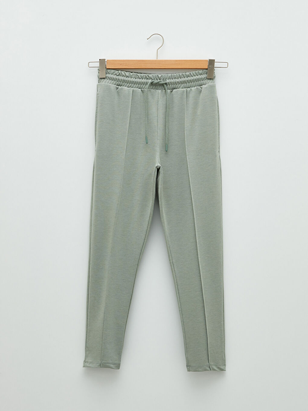 بنطلون رياضي سادة بخصر مرن للسيدات-6