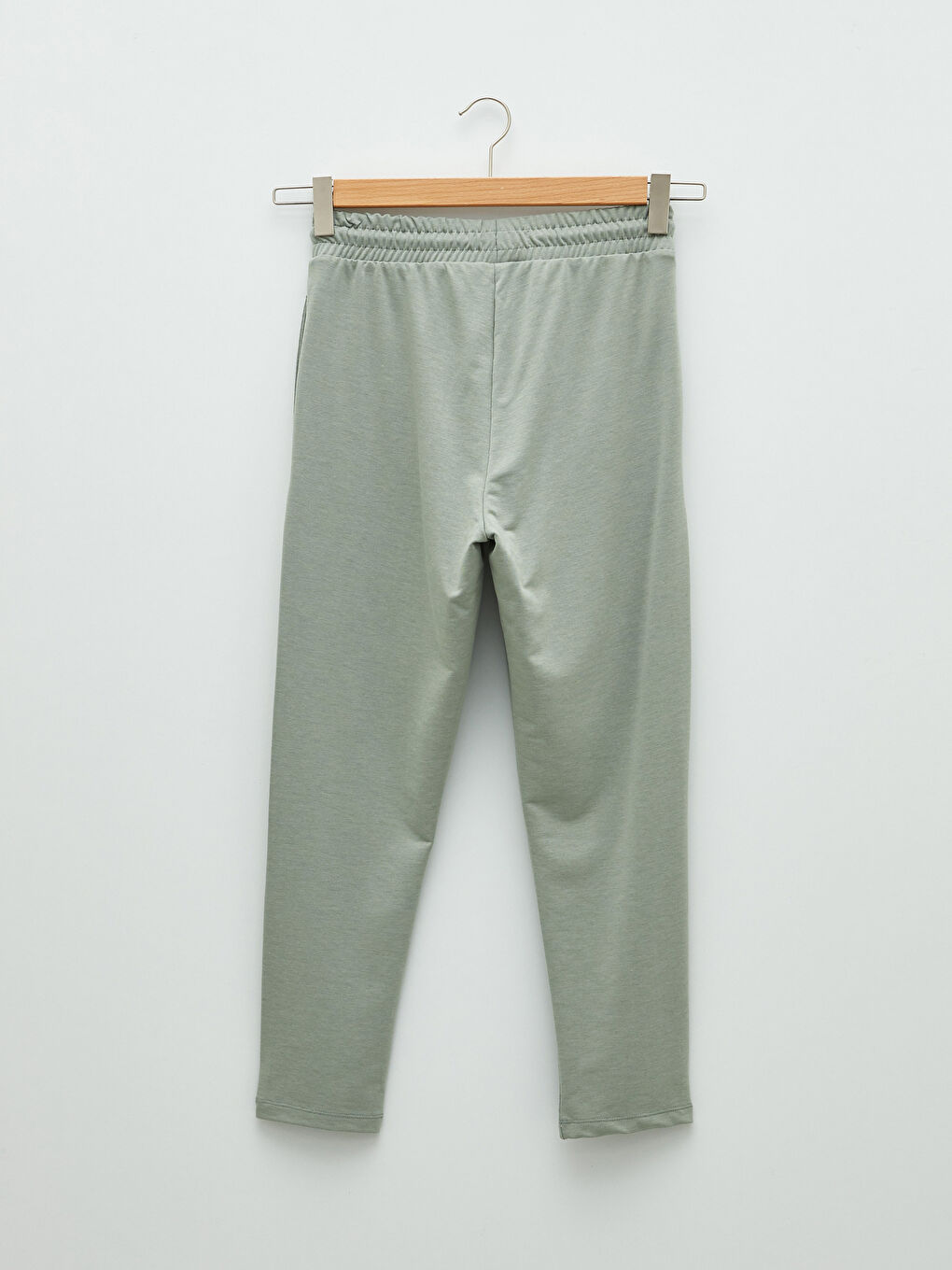 بنطلون رياضي سادة بخصر مرن للسيدات-7