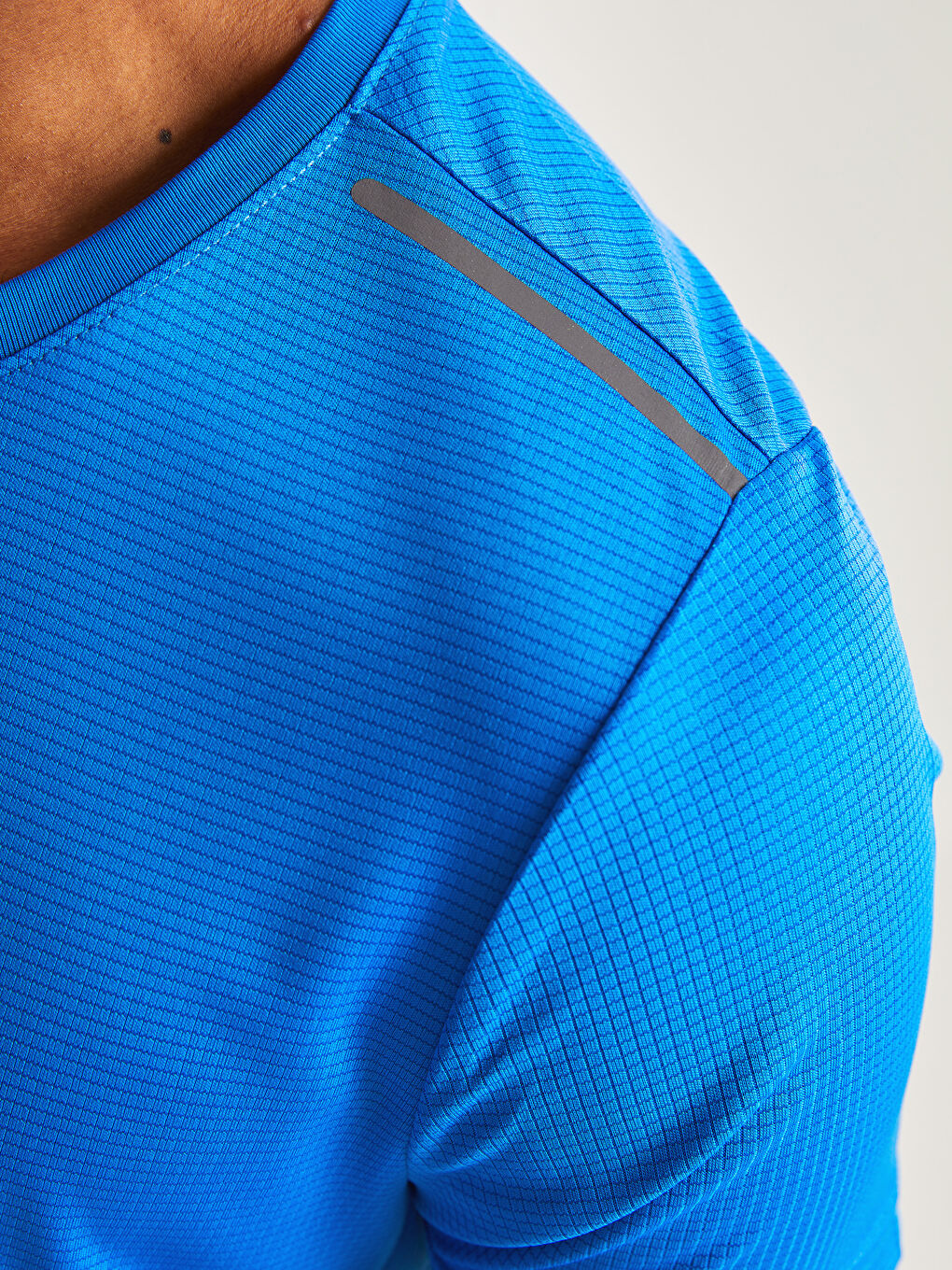 Mavi Bisiklet Yaka Kısa Kollu Erkek Spor Tişört-3