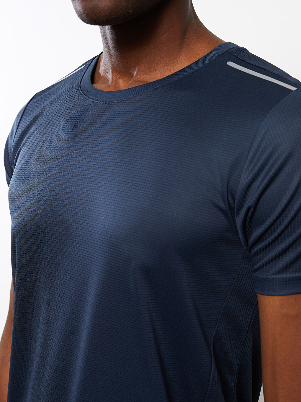 İndigo Bisiklet Yaka Kısa Kollu Erkek Spor Tişört-3