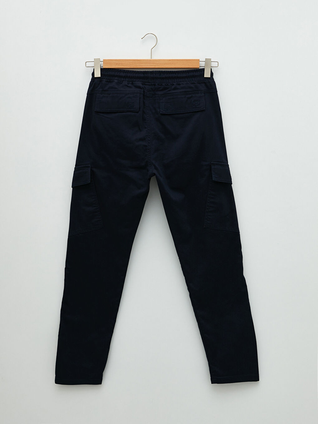 Lacivert Slim Fit Erkek Kargo Pantolon-7