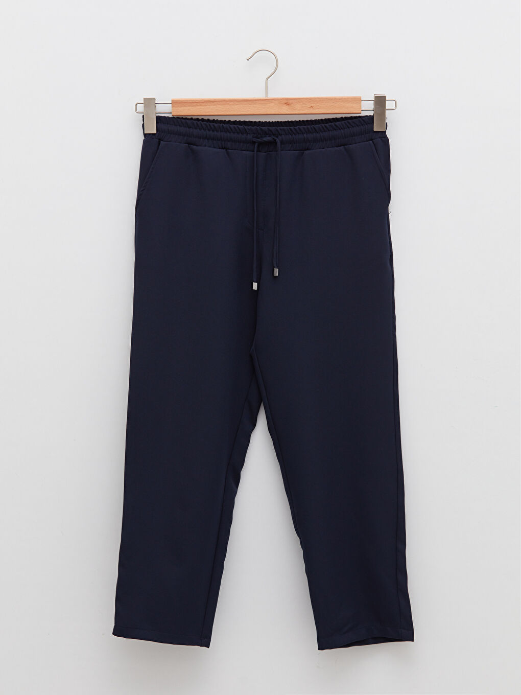 Женские брюки с эластичной талией и удобной посадкой с карманами-5