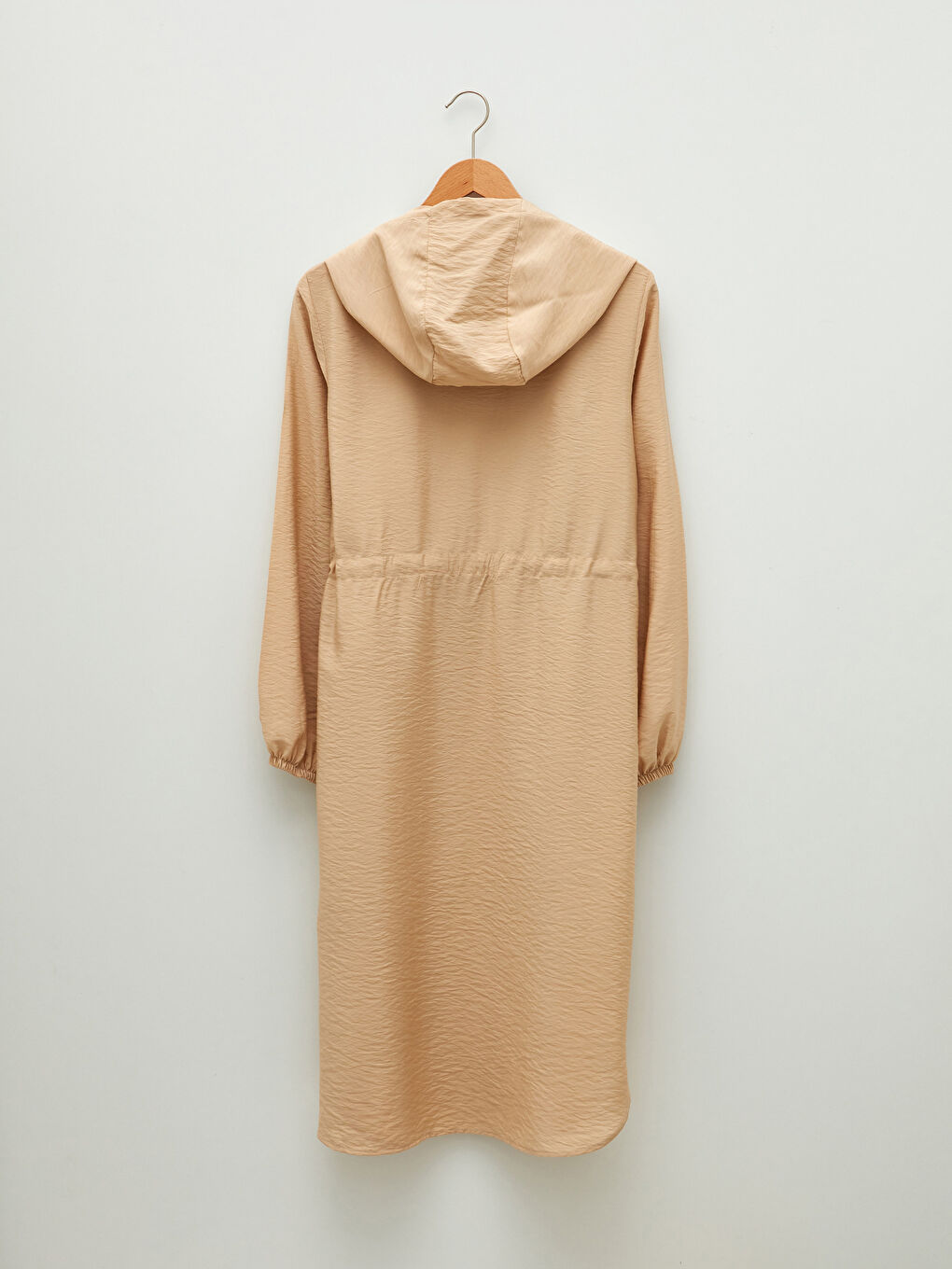 Tunică pentru Femei cu Glugă, Simplă, Mânecă Lungă-5