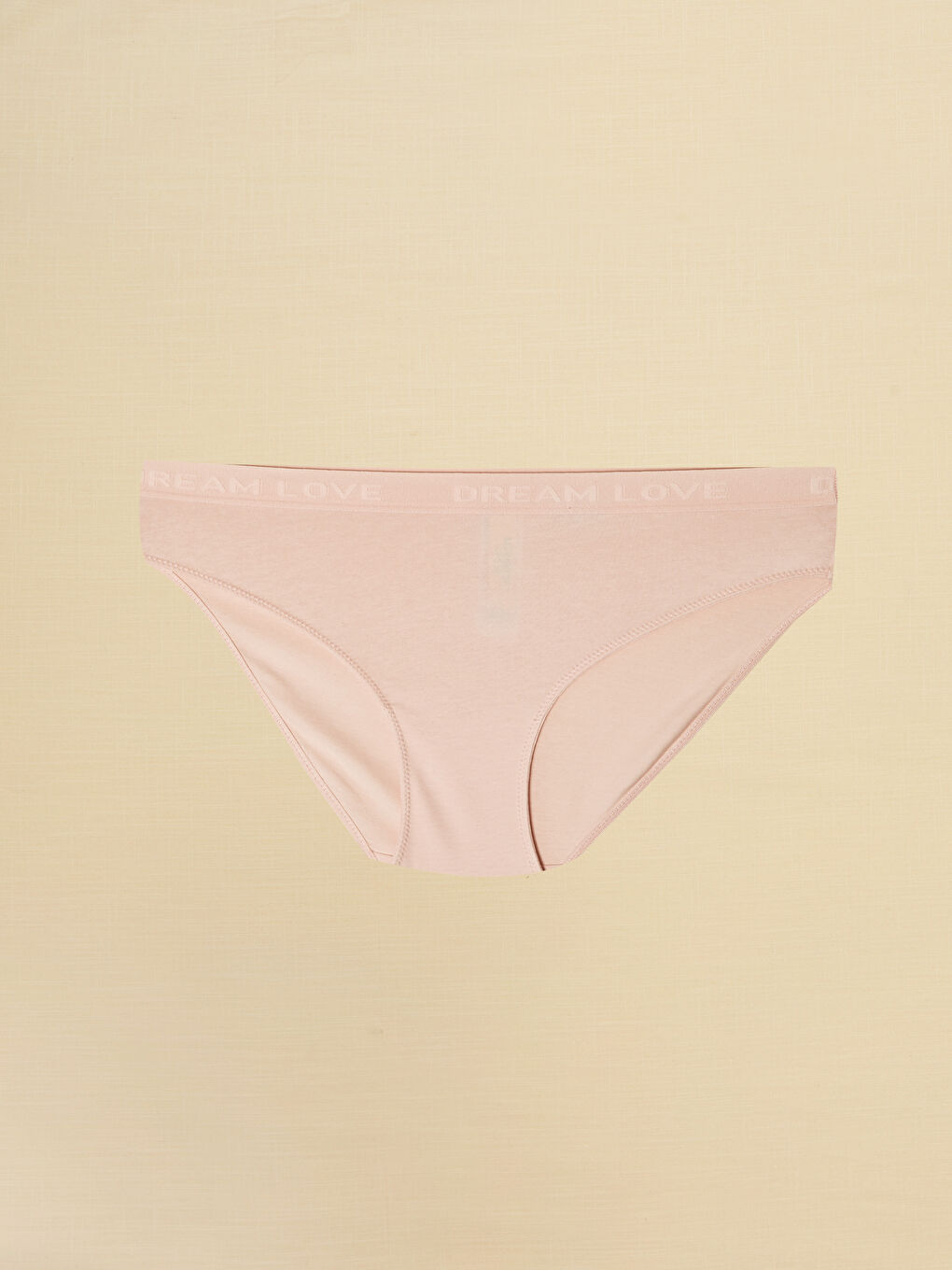 Pembe Düz Bikini Külot