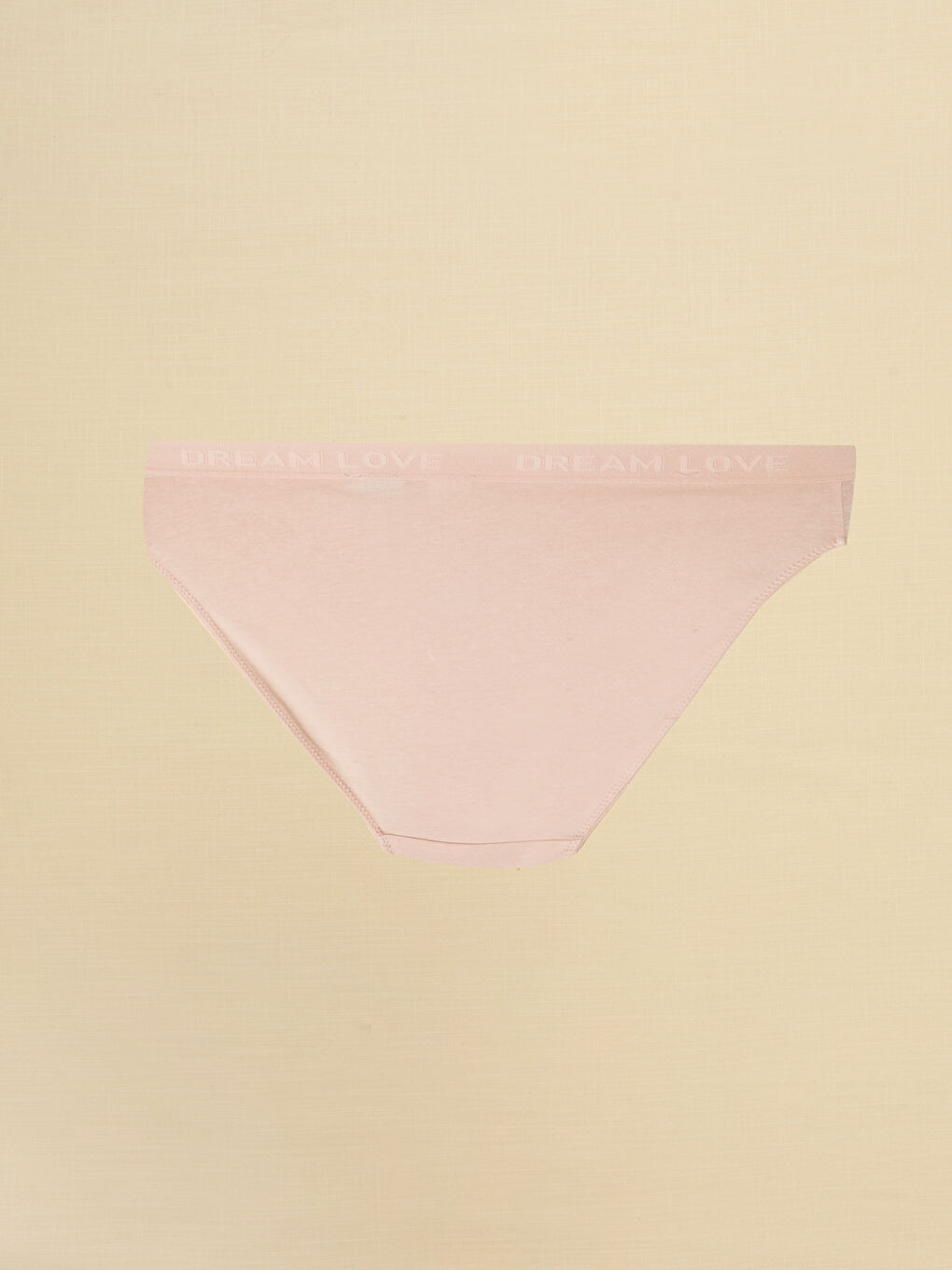 Pembe Düz Bikini Külot-1