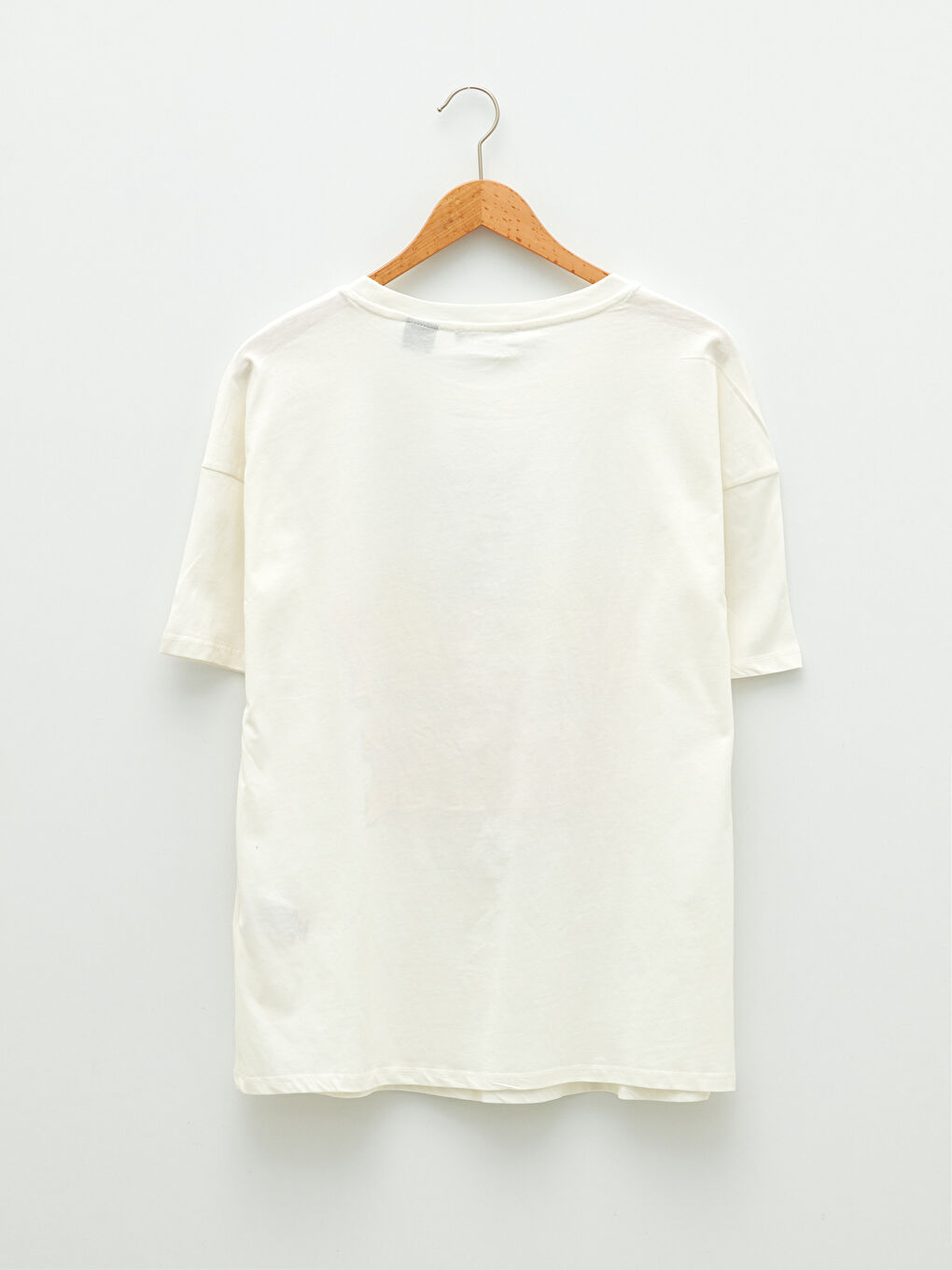 Crew Neck Mickey Mouse Printed Short Sleeve Cotton Maternity T-Shirt-6