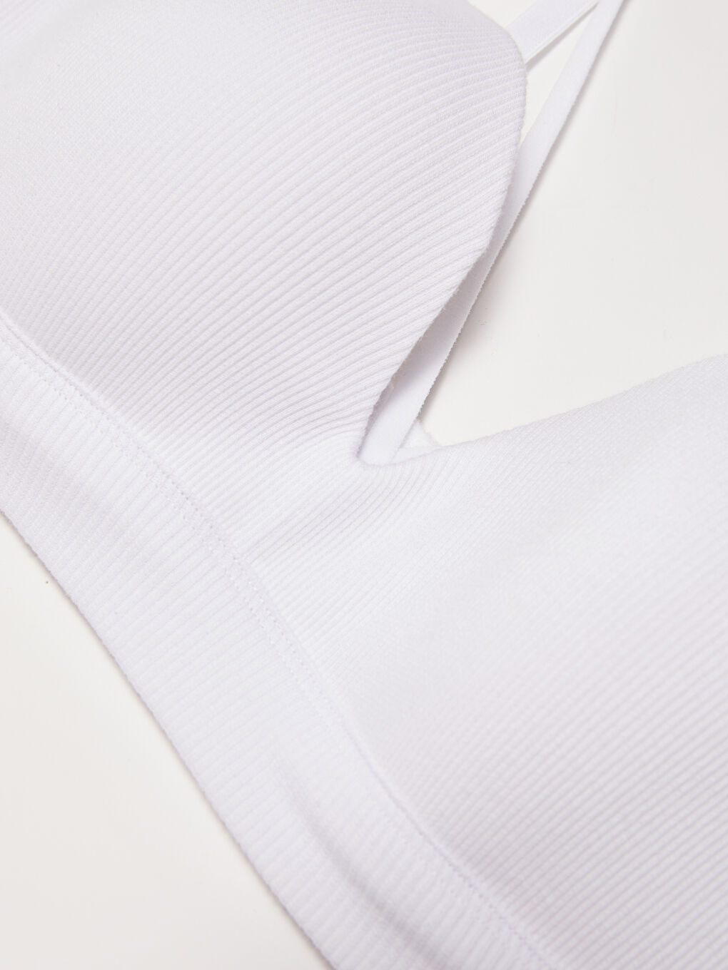 Beyaz Balensiz Dolgusuz Düz Sütyen-1