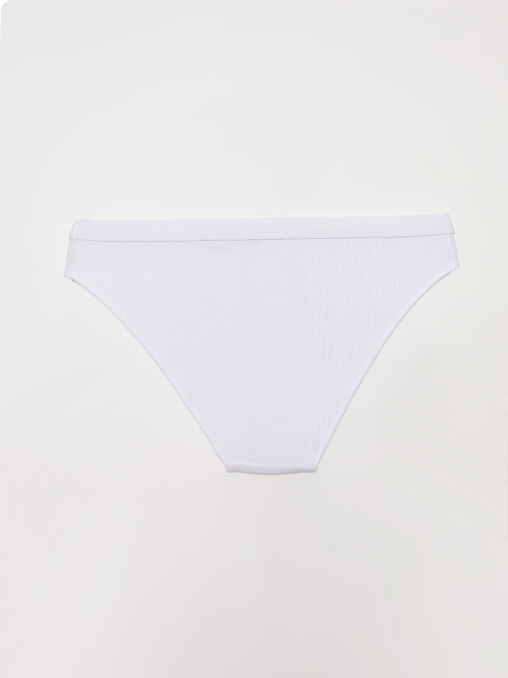 Beyaz Düz Bikini Külot-2