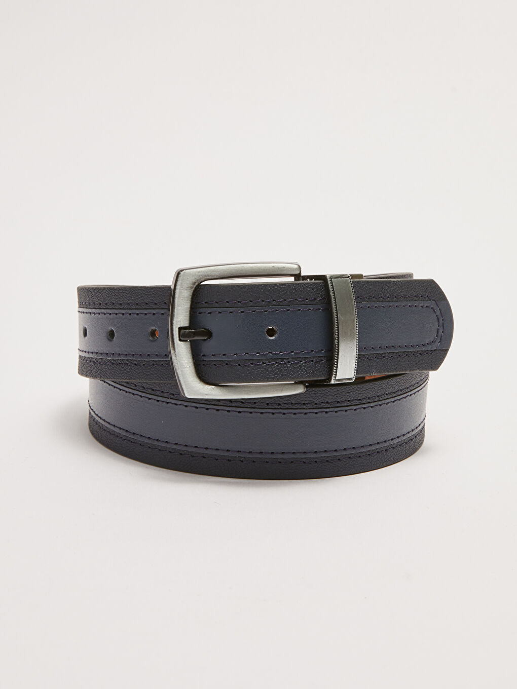 Faux Leather Reversible Men's Belt -S2CL65Z8-CRP