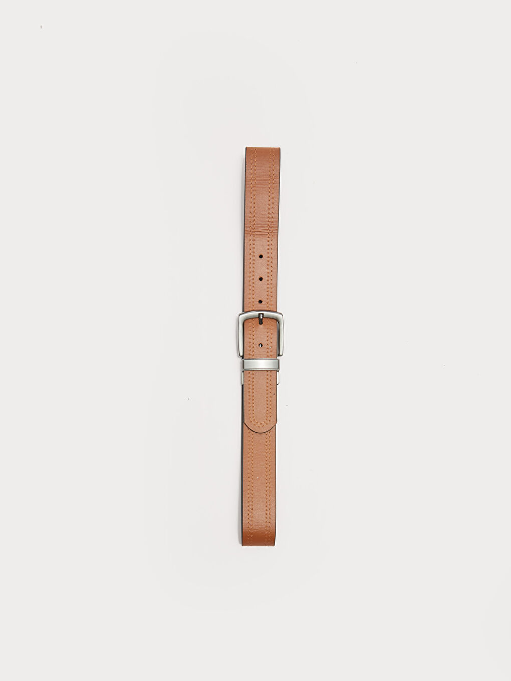 Faux Leather Reversible Men's Belt -S2CL65Z8-CRP