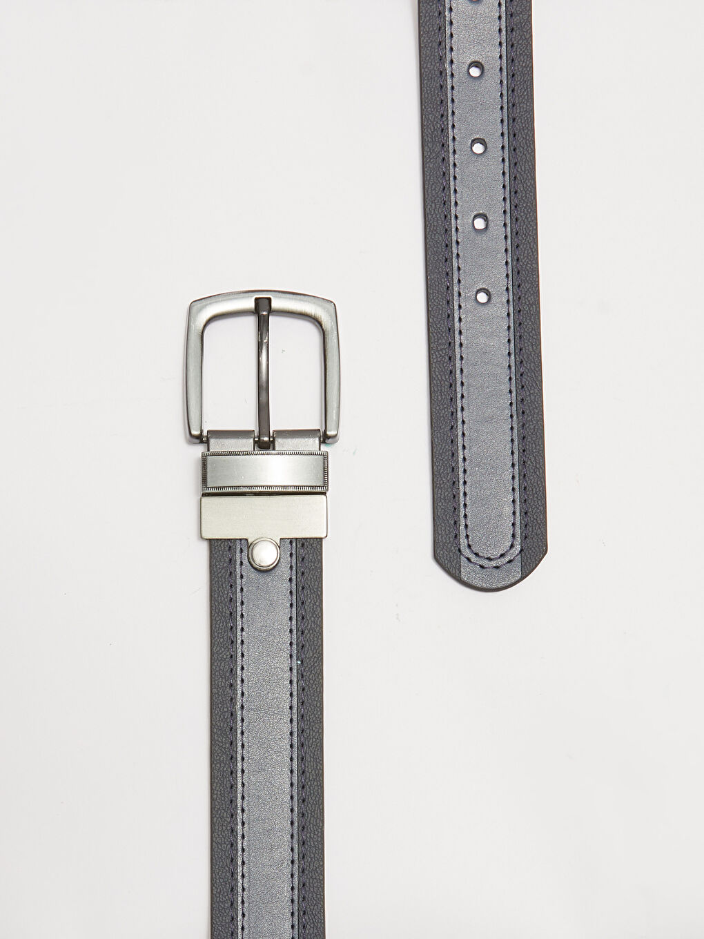 Faux Leather Reversible Men's Belt -S2CL65Z8-CRP