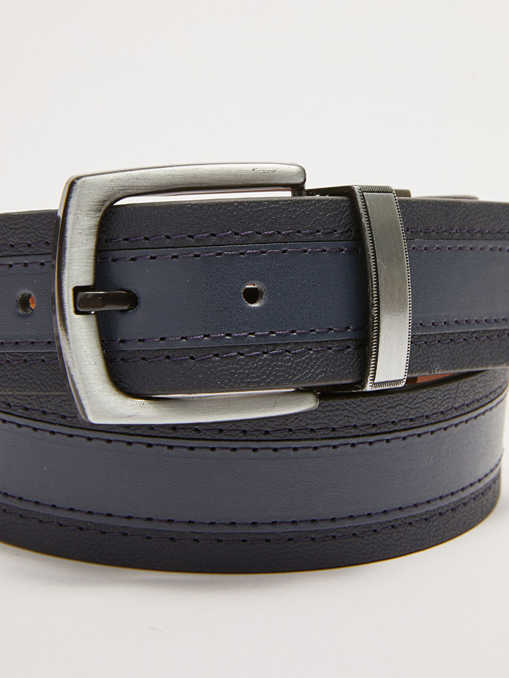 Faux Leather Reversible Men's Belt -S2CL65Z8-CRP