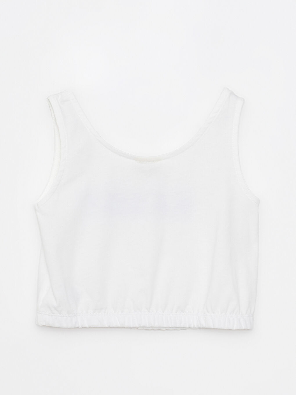 U Neck Printed Cotton Girls' Singlet -S2CL85Z4-LXH