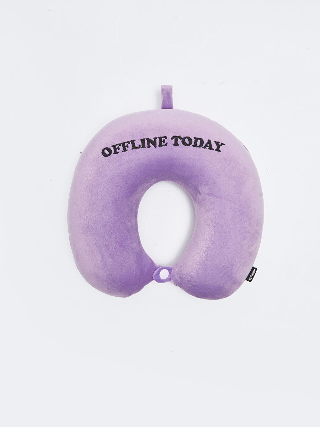 Lila Kadın Düz Boyun Yastığı-1