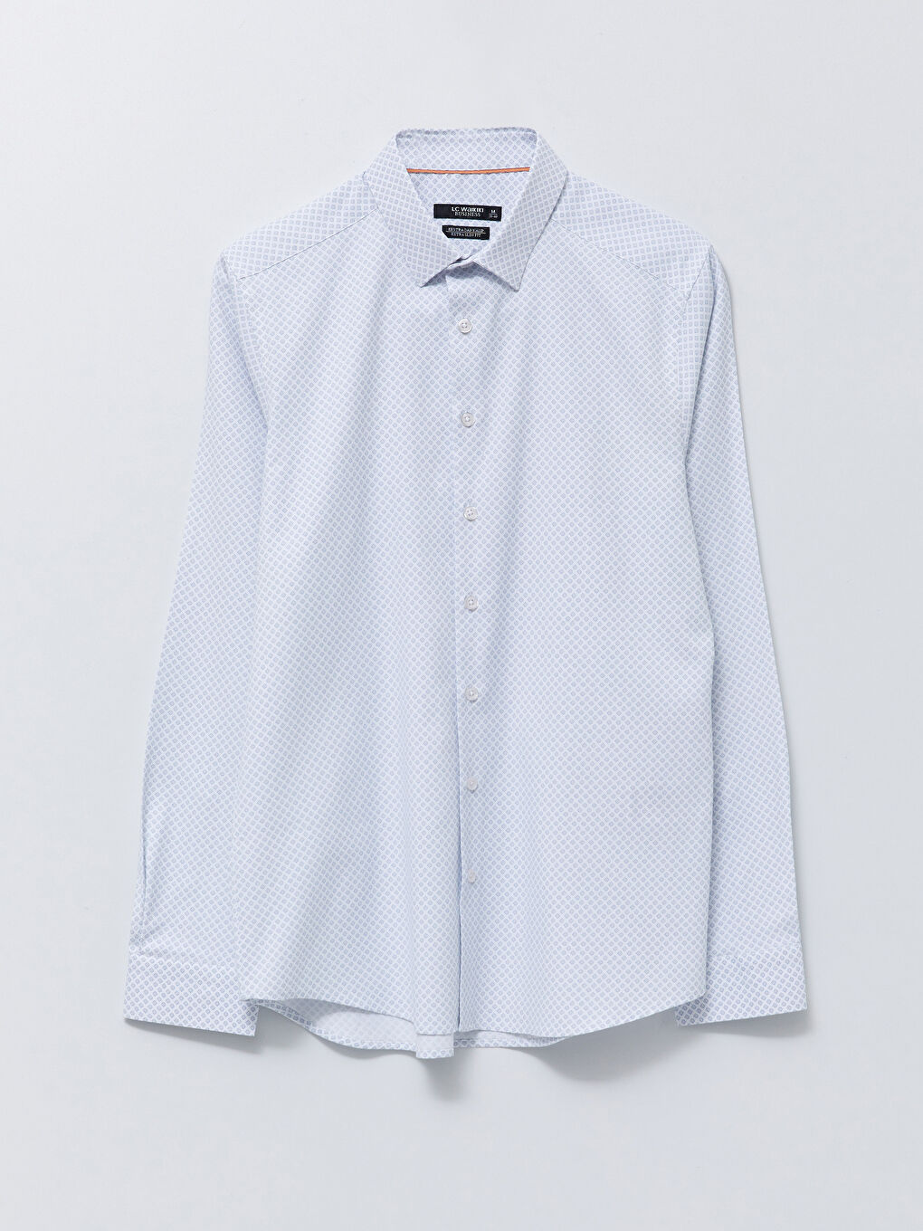 Beyaz Ekstra Slim Fit Uzun Kollu Erkek Gömlek