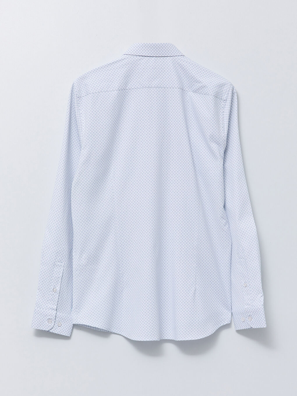 Beyaz Ekstra Slim Fit Uzun Kollu Erkek Gömlek-1