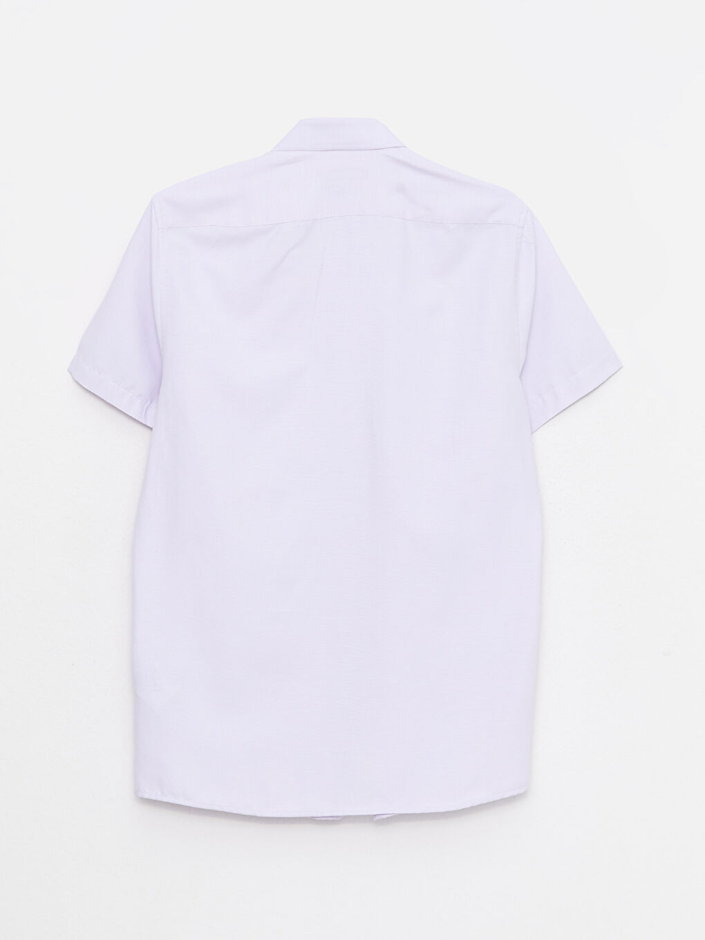 Slim Fit Short Sleeve Oxford Men Shirt-6