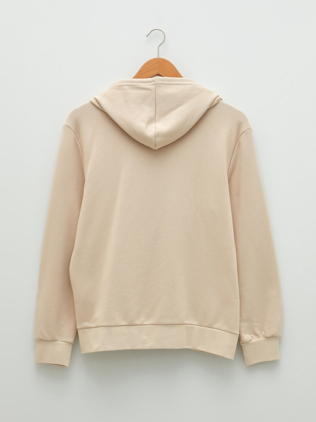 Hooded Long Sleeve Men's Zip-Up Sweatshirt-7