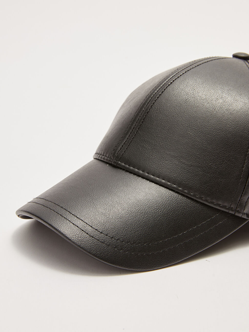 Leather Look Men's Cap Hat-3
