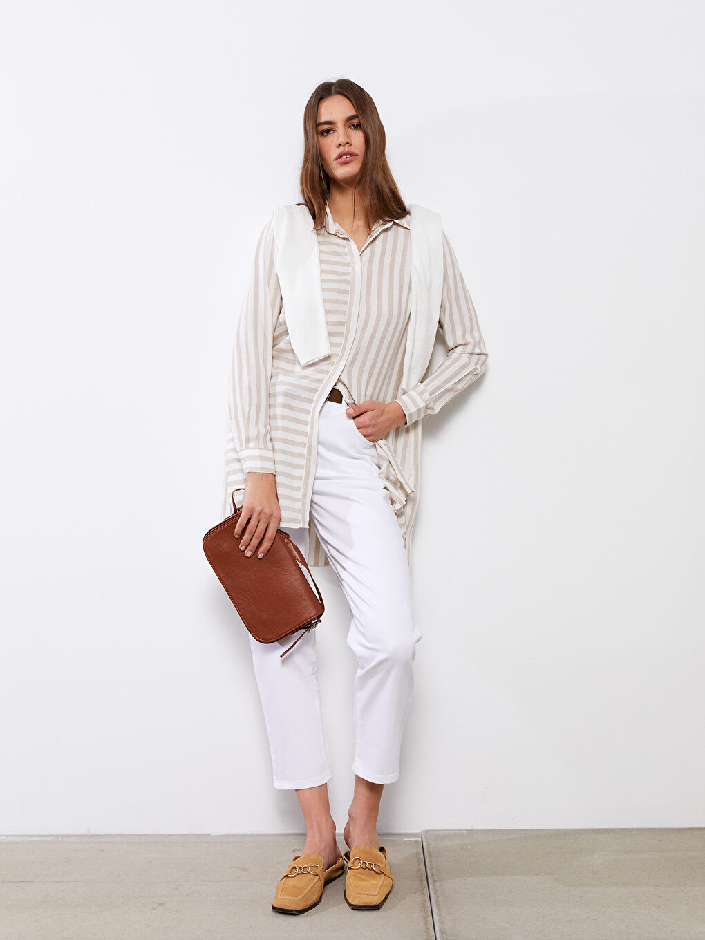 Striped Women's Shirt Tunic