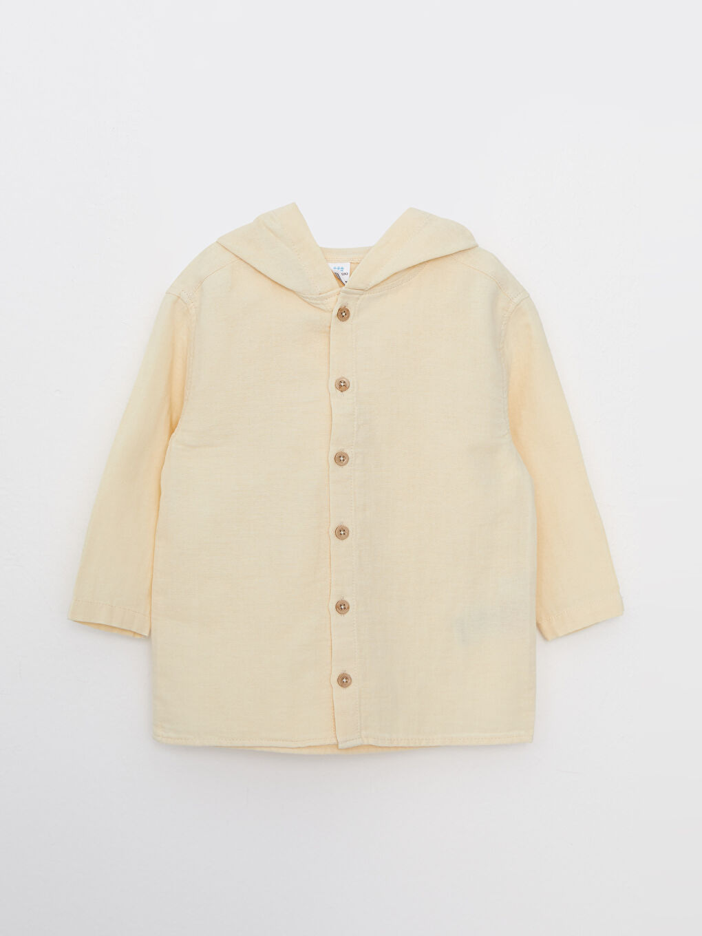 Chemise Basique à Capuche et Manches Longues en Coton pour Bébé Garçon