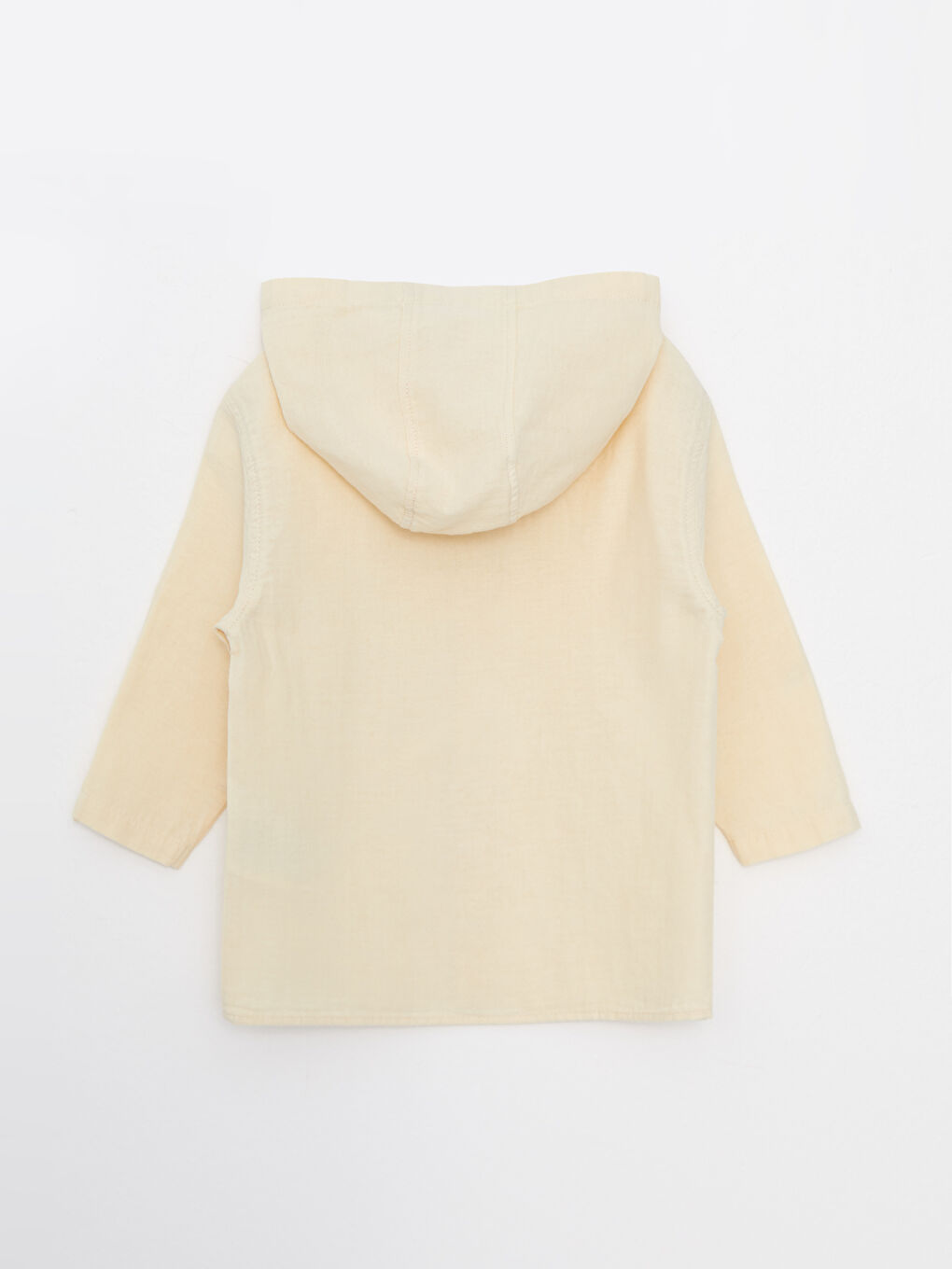 Chemise Basique à Capuche et Manches Longues en Coton pour Bébé Garçon-1