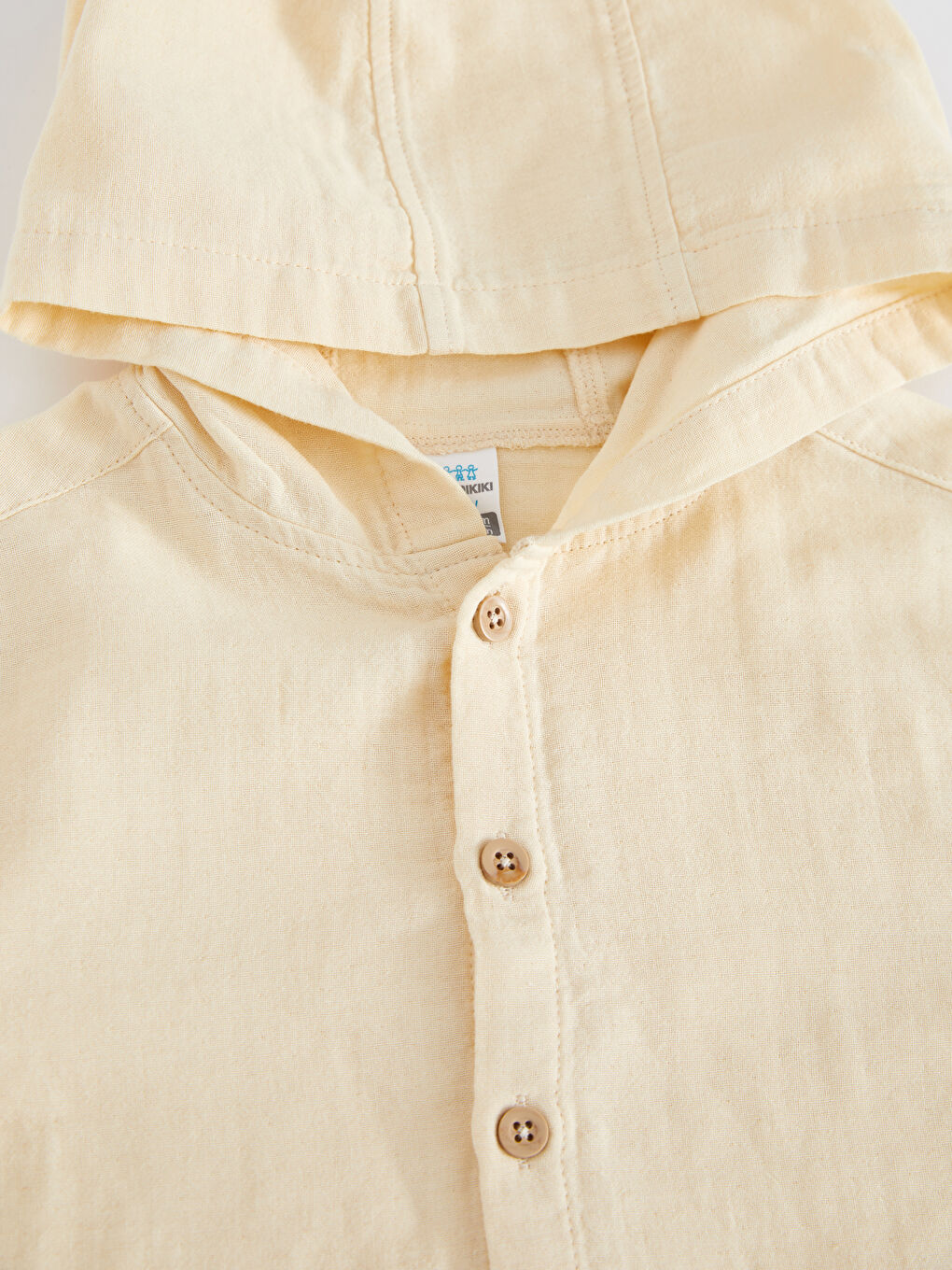 Chemise Basique à Capuche et Manches Longues en Coton pour Bébé Garçon-2