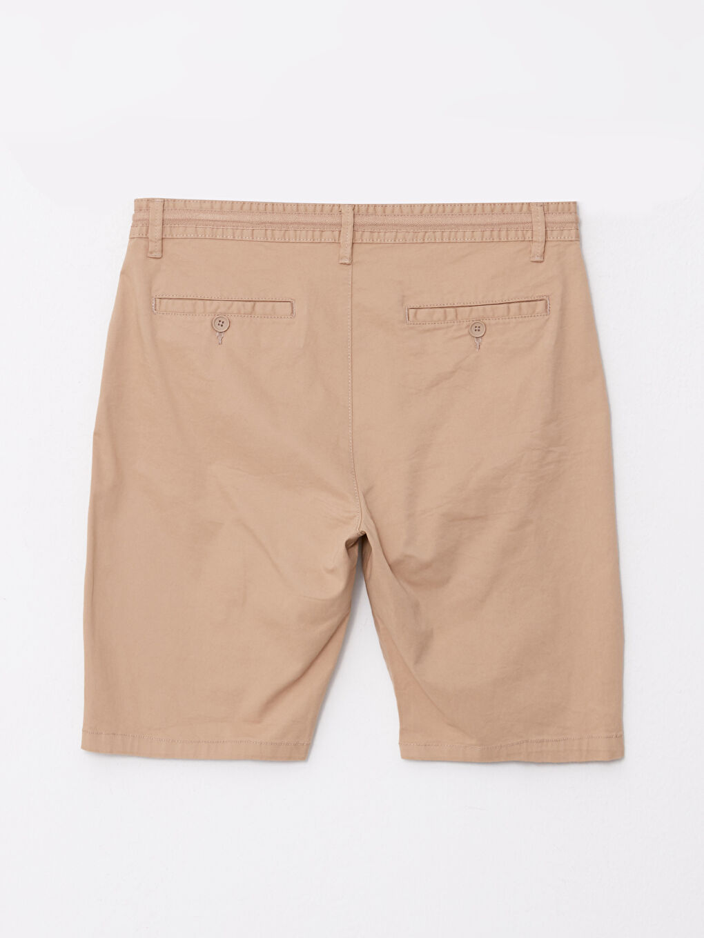 Slim Fit Gabardine Men's Shorts-6